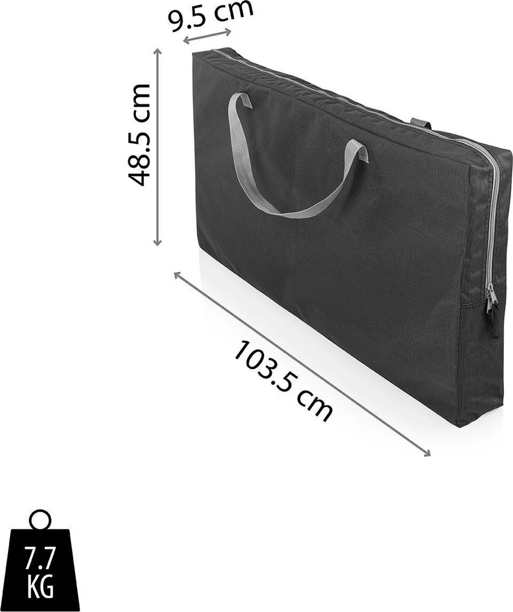 Campart Campingkeuken KI-0734 - Campingkast Groot - 4 Verstelbare Poten - Opvouwbaar En Lichtgewicht - Inclusief Opbergtas - Grijs 4 Campart Campingkeuken KI-0734 - Campingkast Groot - 4 Verstelbare Poten - Opvouwbaar En Lichtgewicht - Inclusief Opbergtas - Grijs - Afbeelding 2