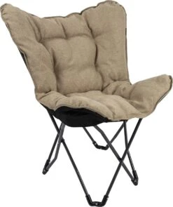 Bo-Camp - Urban Outdoor - Vlinderstoel - Grainger - M - Nika - Beige -Campingaz winkel 1005x1200