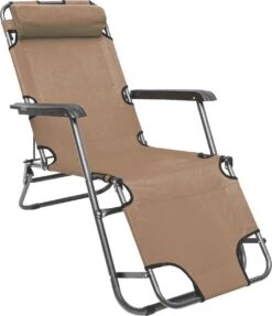 Ligstoel Opvouwbaar 155x60cm - Lichte Ligbed Relaxstoel Tuinstoel Campingstoel Strandstoel -Campingaz winkel 1033x1200