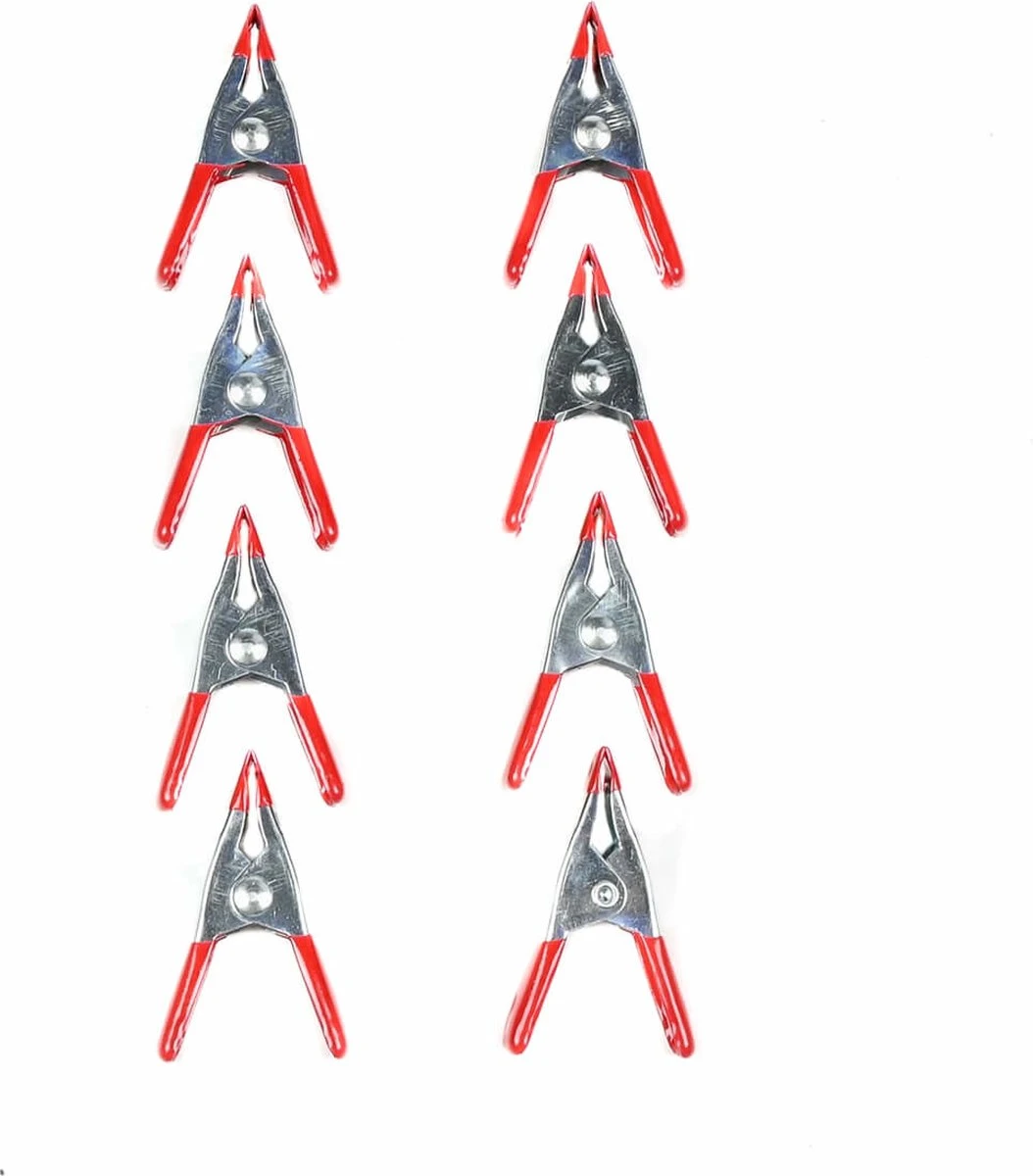 Benson Metalen Veerklem - 50 Mm - 8 Stuks 3 Benson Metalen Veerklem - 50 Mm - 8 Stuks