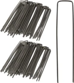 Relaxdays 100x Gronddoekpen - Grondanker - Haring - Gronddoekhaak - Grondhaken - 2mm -Campingaz winkel 1076x1200
