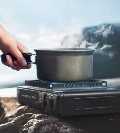 IBright Draagbare Camping Kooktoestel - Gasbrander - 1 Pits Gaspit - Elektrische Ontsteking - 2900 Watt - Met Koffer - Zwart -Campingaz winkel 1086x1200 1