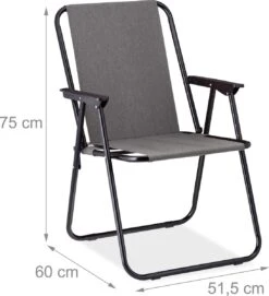 Relaxdays Campingstoel Inklapbaar Set Van 2 - Klapstoel 100 Kg - Visstoel Met Armleuningen - Grijs 21 Relaxdays Campingstoel Inklapbaar Set Van 2 - Klapstoel 100 Kg - Visstoel Met Armleuningen - Grijs -Campingaz winkel 1094x1200 2