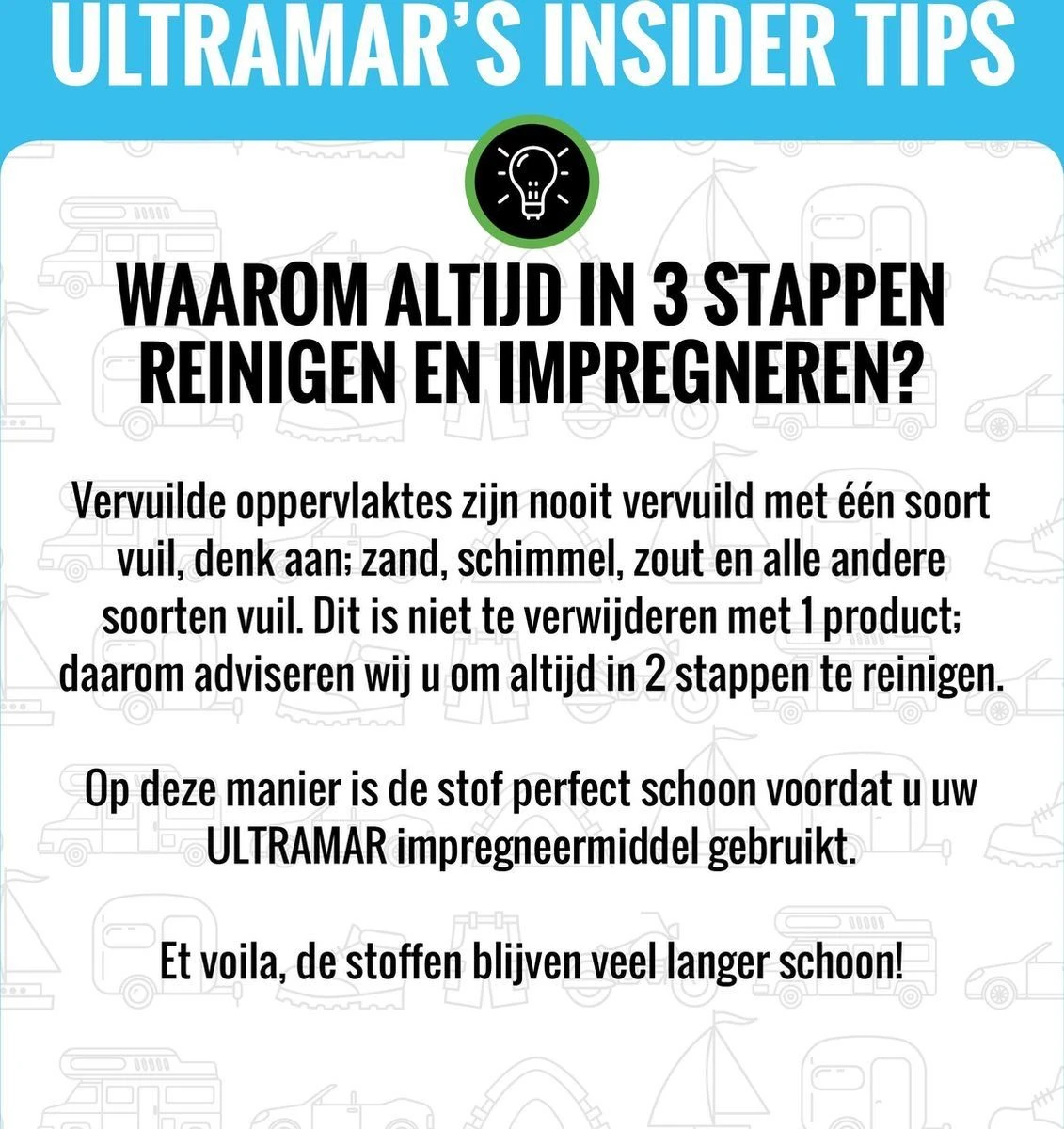 Ultramar - Reiniger Sprayhood & Tent Shampoo 500 Ml - Tentdoekreiniger Voor Bootkap, Tent, Cabriodak 5 Ultramar - Reiniger Sprayhood & Tent Shampoo 500 Ml - Tentdoekreiniger Voor Bootkap, Tent, Cabriodak - Afbeelding 3