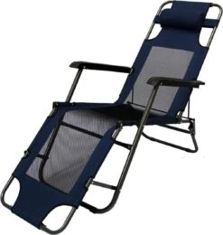 Ligstoel 180x60cm - Opvouwbaar Campingstoel Ligbed Strandstoel Tuinstoel Vouwligstoel Blauw -Campingaz winkel 1141x1200 2