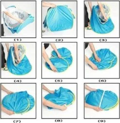 Merkloos Strand Tent Met Zwembad - Roze - UPF 50+ UV Werend - Waterdicht - Pop Up - Baby & Kind 7 Merkloos Strand Tent Met Zwembad - Roze - UPF 50+ UV Werend - Waterdicht - Pop Up - Baby & Kind -Campingaz winkel 1165x1200