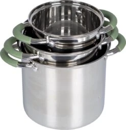 Bo-Camp - Pannenset - Elan Plus - 3-Delig - RVS 17 Bo-Camp - Pannenset - Elan Plus - 3-Delig - RVS -Campingaz winkel 1167x1200 5