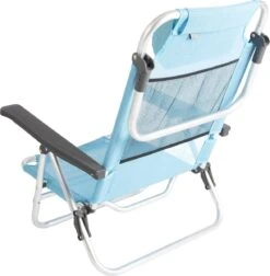 Bo-Camp Beach Chair - Monaco - Aluminium - Blauw -Campingaz winkel 1176x1200