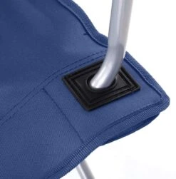 Set Van 2 Opvouwbare Campingstoelen, Klapstoelen Voor Buiten, Comfortabel, Met Armleuningen En Bekerhouders, Stabiel Frame, Draagvermogen 120 Kg - Blauw -Campingaz winkel 1183x1200