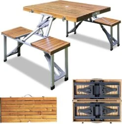 Merkloos Deuba Picknicktafel Campingtafel - Opvouwbaar Voor 4 Personen - Hout En Aluminium 9 Merkloos Deuba Picknicktafel Campingtafel - Opvouwbaar Voor 4 Personen - Hout En Aluminium -Campingaz winkel 1185x1200 1