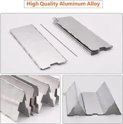 IBright Kookwindscherm - 12 Delig - 24cm Hoog - Kamperen -Opvouwbaar - Universeel -Campingaz winkel 1192x1200 5