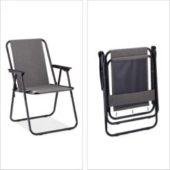 Relaxdays Campingstoel Inklapbaar Set Van 2 - Klapstoel 100 Kg - Visstoel Met Armleuningen - Grijs 16 Relaxdays Campingstoel Inklapbaar Set Van 2 - Klapstoel 100 Kg - Visstoel Met Armleuningen - Grijs -Campingaz winkel 1198x1200 5