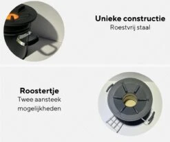 Thuiser Rocket Stove - Kooktoestel Op Houtvuur - Camping Gadget - Buiten Koken Op Vuur - Kookkachel Voor Buiten - Buiten Koken Op Vuur Toestellen - Kampeer Gadgets - Gadgets Mannen - Kampeer Kooktoestel - Kookkachel Op Hout - Met Draagtas -Campingaz winkel 1200x1007