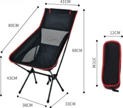 Lopoleis® Campingstoel – Campingstoel Opvouwbaar – Visstoel – Vouwstoel – Strandstoel – Inklapbaar – Lichtgewicht – Outdoor Stoel - Hoge Rugleuning 10 Lopoleis® Campingstoel – Campingstoel Opvouwbaar – Visstoel – Vouwstoel – Strandstoel – Inklapbaar – Lichtgewicht – Outdoor Stoel - Hoge Rugleuning -Campingaz winkel 1200x1053