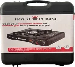 Campingman Draagbaar Gasfornuis - Campingkooktoestel - 1-Pits - Met Koffer 7 Campingman Draagbaar Gasfornuis - Campingkooktoestel - 1-Pits - Met Koffer -Campingaz winkel 1200x1068 3