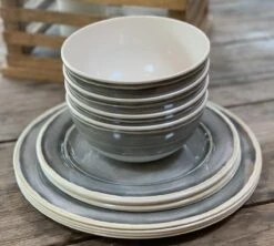 RJRQuality Camping Servies - 12 Delig – 100% Melamine Servies Set – Campingservies – Melamine Borden -Campingaz winkel 1200x1078 2