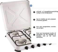 Kemper Gas Kooktoestel - Campingkooktoestel - Set Met 4 Branders - Gas - 4650W 12 Kemper Gas Kooktoestel - Campingkooktoestel - Set Met 4 Branders - Gas - 4650W -Campingaz winkel 1200x1084 2