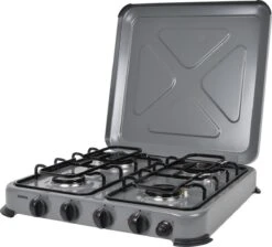 Gimeg Kooktoestel 4-Pits - Grijs - Beveiligd