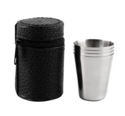 6x Rvs Shot Bekertjes - Borrelglaasjes - Thee/ Koffie Beker - Shotjes Met Leren Case - Bekers 30 ML -Campingaz winkel 1200x1111 14