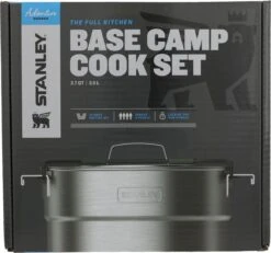 Stanley The Full Kitchen Base Camp Cook Set 3,5L - Campingkookset - Stainless Steel -Campingaz winkel 1200x1123 2