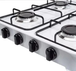 SMH LINE® Gas Kooktoestel 4 Pits - Camping Kooktoestel - Gaskomfoor - Incl. Gasslang Set -Campingaz winkel 1200x1128