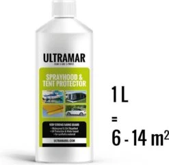 Ultramar - Sprayhood & Tent Protector 1L - Impregneermiddel Voor Bootkap, Tent, Cabriodak - Maakt Waterdicht En Geeft Extra Bescherming -Campingaz winkel 1200x1166