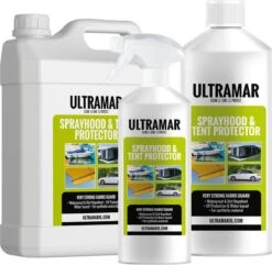 Ultramar - Sprayhood & Tent Protector 2,5L - Impregneermiddel Voor Bootkap, Tent, Cabriodak - Maakt Waterdicht En Geeft Extra Bescherming -Campingaz winkel 1200x1172