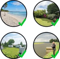 In Round Strandstoel Met Opbergtas – Opvouwbaar / Inklapbaar – Blauw – Campingstoel – Vouwstoel – Visstoel – Strand Stoel / Stoelen – Lichtgewicht Kampeerstoel – Beach Chair – Voor Volwassenen – Outdoor – Camping -Campingaz winkel 1200x1181