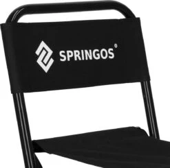 Springos Campingstoel | Kampeerstoel | Vouwstoel | Klapstoel | Zwart -Campingaz winkel 1200x1189 2