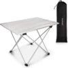 Navaris Campingtafel - Inklapbaar Campingtafeltje Van Aluminium - Opvouwbare Tafel Inclusief Draagtas - Picknicktafel - Zilver -Campingaz winkel 1200x1192 1