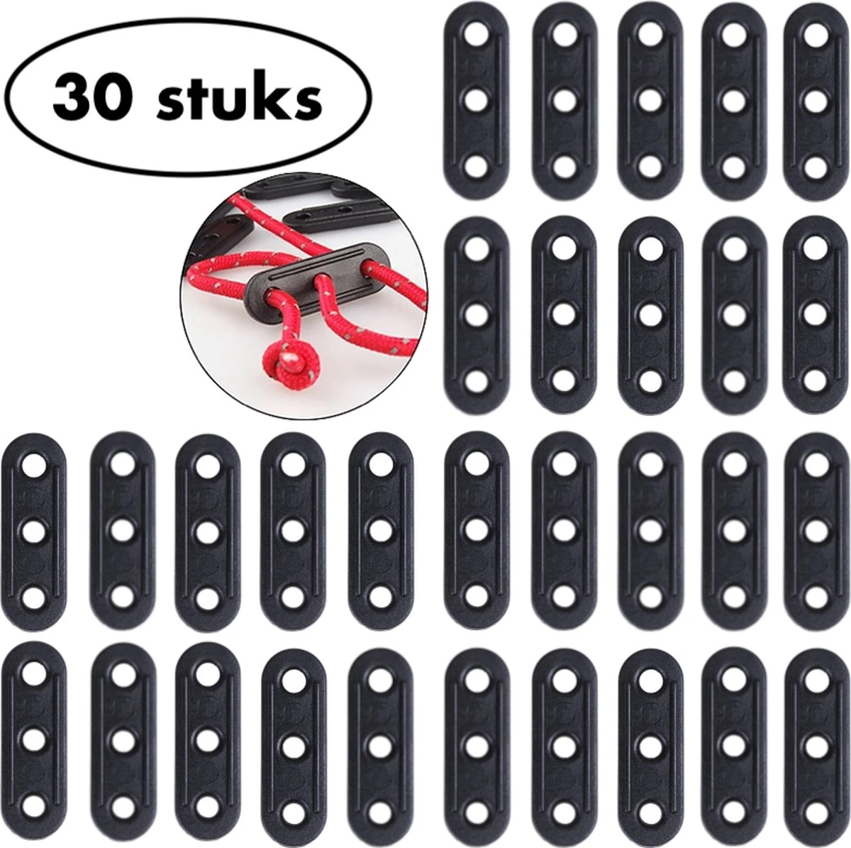 Plastic Scheerlijn Spanner - Scheerlijn - Scheerlijnspanners - 30 Stuks 3 Plastic Scheerlijn Spanner - Scheerlijn - Scheerlijnspanners - 30 Stuks