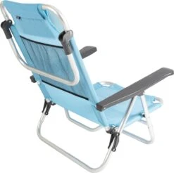 Bo-Camp Beach Chair - Monaco - Aluminium - Blauw -Campingaz winkel 1200x1196 1