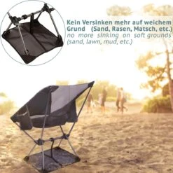 Smartpeas Camping Stoel Van Stevig 600D Polyester En Aluminium - Lichtgewicht En Opvouwbaar - Camping Gadget Inclusief Zijzakken +Plus: Strandmat & Draagtas -Campingaz winkel 1200x1198 10