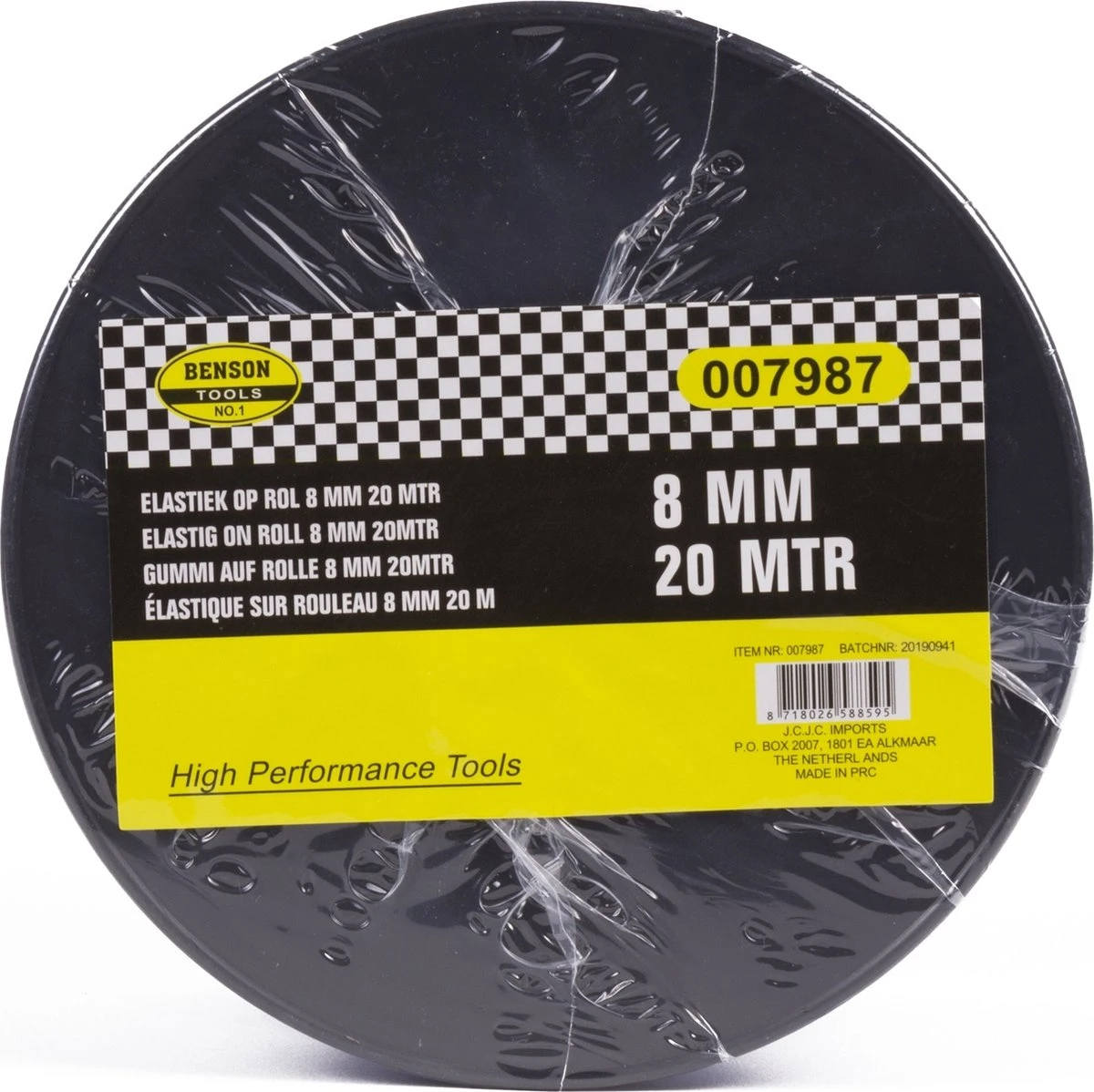 Benson Elastiek Op Rol 20 Meter 8 Mm 4 Benson Elastiek Op Rol 20 Meter 8 Mm - Afbeelding 2