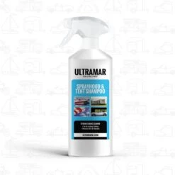 Ultramar - Sprayhood & Tent Shampoo - 1L - Tentdoekreiniger - Voor Bootkap, Tent, Cabriodak, Zonwering - Tentonderhoud - Bootonderhoud - Schoonmaakmiddel -Campingaz winkel 1200x1200 130