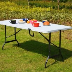Casaria Tuintafel Opvouwbaar – Met Draaggreep 220x70 Cm – Wit -Campingaz winkel 1200x1200 209