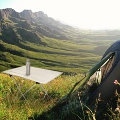 Navaris Campingtafel - Inklapbaar Campingtafeltje Van Aluminium - Opvouwbare Tafel Inclusief Draagtas - Picknicktafel - Zilver -Campingaz winkel 1200x1200 218