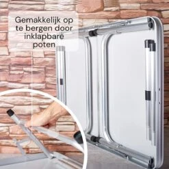 Liivo Aluminium Inklapbare Tafel - Campeertafel 75x55x60cm -Campingaz winkel 1200x1200 224