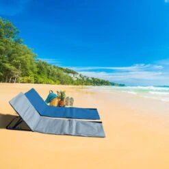 Strandmat Opvouwbaar Met Schouderband - Strandstoel Grijs 145x47x52 -Campingaz winkel 1200x1200 227