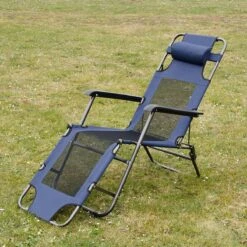 Ligstoel 180x60cm - Opvouwbaar Campingstoel Ligbed Strandstoel Tuinstoel Vouwligstoel Blauw -Campingaz winkel 1200x1200 250