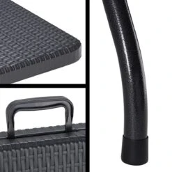 Casaria Tuintafel Opvouwbaar – Met Draaggreep 180x75 Cm – Zwart -Campingaz winkel 1200x1200 384