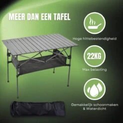 Campingtafel Inklapbaar En Opvouwbaar - Kampeertafel - Lichtgewicht Hittebestendig -Campingaz winkel 1200x1200 400