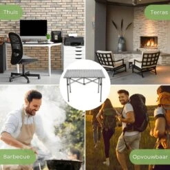 Campingtafel Inklapbaar En Opvouwbaar - Kampeertafel - Lichtgewicht Hittebestendig -Campingaz winkel 1200x1200 403