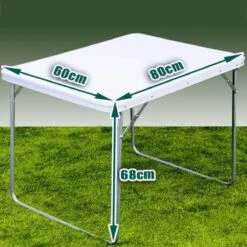 Merkloos Aluminium Inklapbare Tuintafel - Campingtafel - 80x60x68 Cm -Campingaz winkel 1200x1200 436