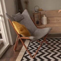 Bo-Camp - Urban Outdoor - Relaxstoel - Bloomsbury - L - Oxford Polyester - Grijs -Campingaz winkel 1200x1200 475