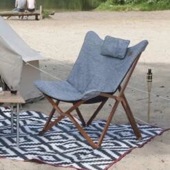 Bo-Camp - Urban Outdoor - Relaxstoel - Bloomsbury - L - Oxford Polyester - Grijs -Campingaz winkel 1200x1200 477