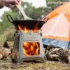 Innovagoods INKLAPBARE STALEN CAMPINGOVEN FLAMET - Camping Oven - Mini Oven - Camping Oventje - Oventje Camping - Mini Oven Vrijstaand - Mini Oventje -Campingaz winkel 1200x1200 589