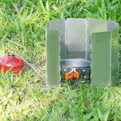 IBright Kookwindscherm - 12 Delig - 24cm Hoog - Kamperen -Opvouwbaar - Universeel -Campingaz winkel 1200x1200 597