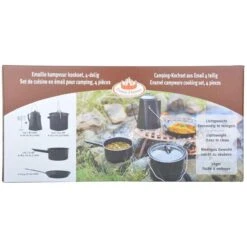 ESSCHERT DESIGN Pannenset Kampvuur - 4 Delig - Outdoor - Metaal -Campingaz winkel 1200x1200 743