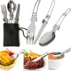 Camping Outdoor Kookset 13-delig Camping Servies En Pannen Pannenset Keukengerei - BPA-vrij & Geen Giftige Stoffen - Opvouwbaar & Licht - Ideaal Voor Reizen, Festival, Wandelen -Campingaz winkel 1200x1200 748